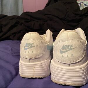 Nike Air White and Blue Sneakers